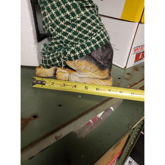 Kirkland's Holiday German Shepherd w/tea light lantern Statute - RH#19 - Picture 4 of 5